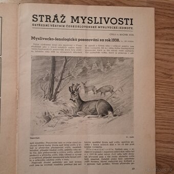 Časopis Stráž myslivosti - 9