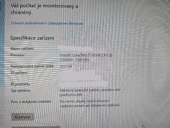 Herní PC GTX 1080 Ti, 6 jádro i7-5930K 3.50 GHz, 32GB ram - 9