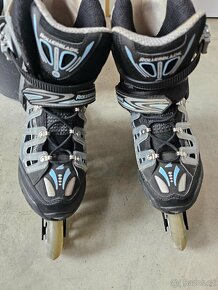 Kolečkové inline brusle Rollerblade vel. 39, UK 6 za 400,-Kč - 9