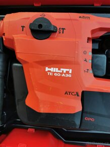 Hilti te 60-a36 aku vrtaci sekaci kladivo sds max - 9