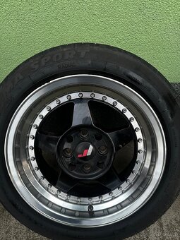 JAPAN RACING JR6 15X7 ET35 4X100/114 GLOSSY BLACK - 9