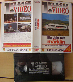 Prodám 3ks tématických VHS kazet Märklin NOVÉ - 9