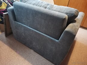 Prodám šedé rozkládací křeslo Sofa Bella - 9