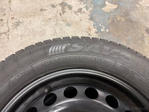 15palc.plech disky 5x100 + zimní Sava 185/65R15 - 9