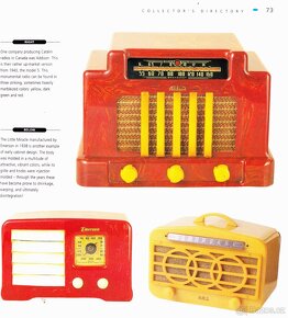 Kniha Bakelite Radios, historie radiotechniky, stará rádia - 9