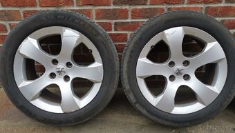 Alu kola 4x108 R17 225/50 R17 originál Peugeot - 9