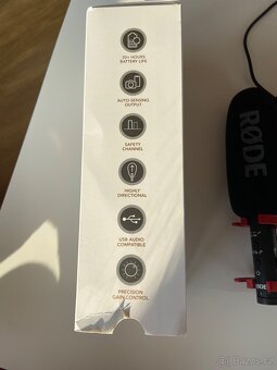 Prodám nový, pouze rozbalený mikrofon Rode VideoMic NTG - 9