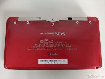 Nintendo 3DS Flame Red + homebrew hack a 64GB karta - 9