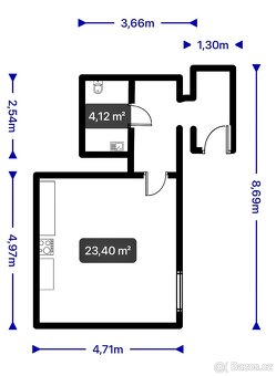 Pronájem bytu 1kk, ul. Pod Šibeníkem 389, Křižanov - 9