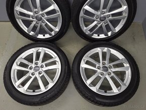 Originál 17" Audi A3 VW Škoda 5x112 zimní pneu 4-5mm - 9