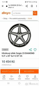 5x112 oxigin R20 disky lestenne + černé NOVE - 9