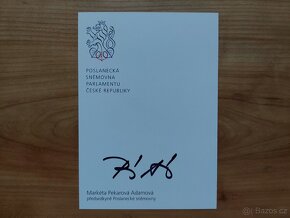 Podpisy politiků - politici autogramy, vlastnoruční podpisy - 9