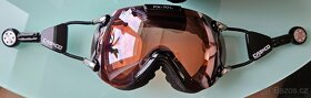 Lyžařský set Casco helma SP 5.2 black+brýle FX70L Vautron - 9