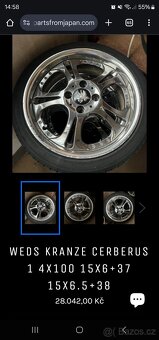 Weds Kranze Cerberus R15 4x100 - 9