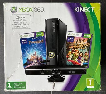 Xbox 360 (500 GB) + Kinect, hry (vč. originální krabice) - 9