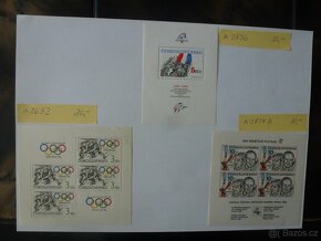 Poštovní známky aršíky ČSSR 1-10 - 9