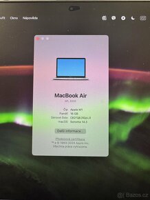 MacBook Air M1 13’’  256 SSD/16 RAM - 9