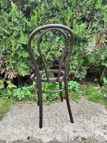 Židle z ohýbaného dřeva - Thonet (3 ks) - 9