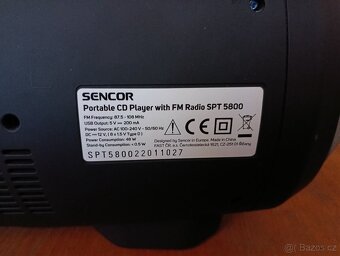 Boombox Sencor SPT5800 - 9