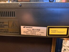 CD Player Sansui CD 117K II - 9