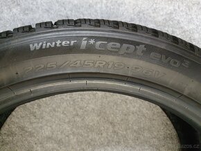 4x ZÁNOVNÍ 225/45 R19 Zimní pneu Hankook Winter icept Evo 3 - 9