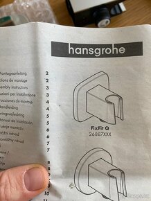 Podomítkový vývod Hansgrohe FixFit Q se zpětným ventilem chr - 9