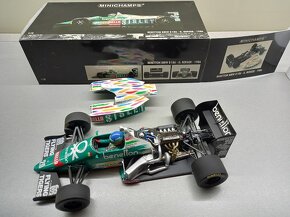 F1 ROZKLÁDACÍ BENETTON BMW B186 1986 BERGER MINICHAMPS 1:18 - 9