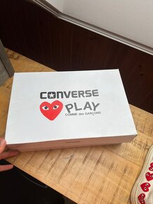 CDG Converse Multi Heart White - 9