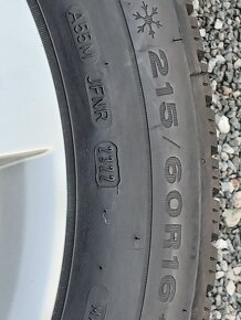 Pěkná zimní orig alu kola Škoda Superb 3, 215/60/16 Dunlop - 9