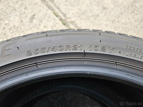 255/40R21 102Y Britgestone Turanza T005  2ks 5mm - 9