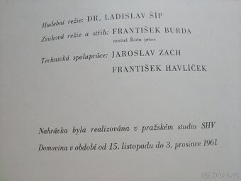 Antonín Dvořák 4 LP Rusalka 1961 - 9