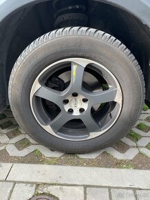 Prodám disky Dotz 7Jx16H2 s pneu Bridgestone na Subaru For. - 9