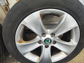 16"letní alu sada Moon 5x112 origo Škoda Superb 2 Octavia 2 - 9