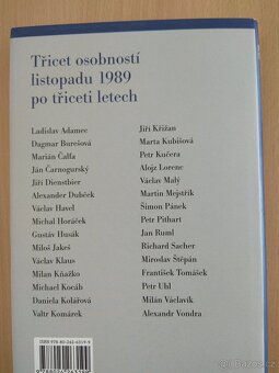 Nová kniha Lidé roku 1989 - Petr Zídek a kol. - 9