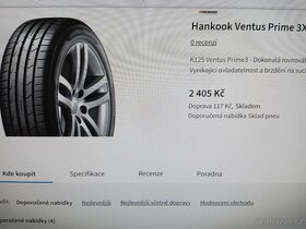 4ks NOVE letni 215/65/17 Hankook - 9