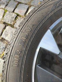 Prodám orig alu 18 Hyundai Tuscon 5x114,3 zimní pneu - 9