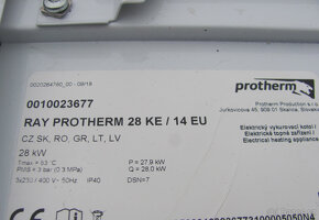 ELEKTROKOTEL PROTHERM RAY 28K - 28KW - 9