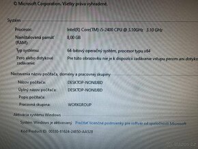 Počítač. Intel i5-2400 4x3,10GHz.8gb ram.256gb SSD+500gb HDD - 9