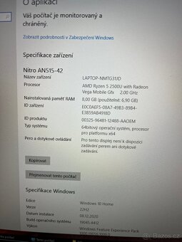 Notebook Acer Nitro 5 - 9