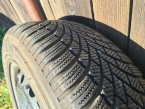 Krásná zimní kola 5x100,185/60/15 Bridgestone skoro nove - 9