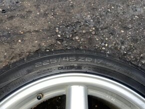 ALU kola 17" 7J ET45 + na letních pneu 225/45/R17 - 9