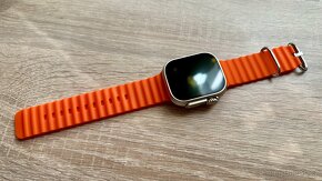 Chytré hodinky Smart Watch Ultra 2 49mm Titan oranžový řem. - 9