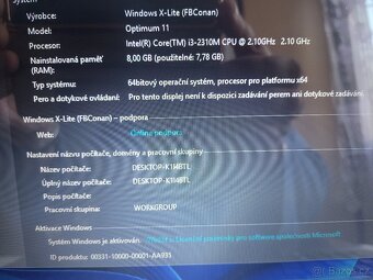 ASUS K53E-(SX953V) 750 GB HDD / 8 GB RAM /  i3 Kovový - 9