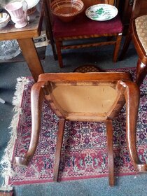 Starožitné párové židle nové čalounění po renovaci - 9