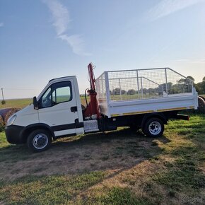 Iveco Daily 35 C 15 -sklápěč s hydraulickou rukou  do 3,5t. - 9