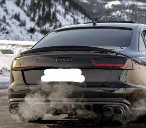 AUDI A6 C7 C7.5 4G spoiler kridlo lipko na kufor - 9