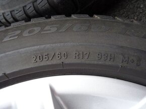 Alu disky origo BMW X1 17", 5x112,ET 39, zimní pneu - 9