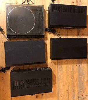 YAMAHA HIFI SESTAVA ,ZESILOVAČ ,CD ,DVD ,DOUBLE KAZETÁK, GRA - 9