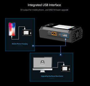 Dvoukanálová nabíječka ToolkitRC M6D s balancérem DopZDARMA - 9