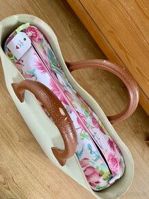 Obag standard vnitřní taška s růžovými květy - 9